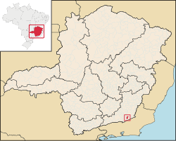 Location in Minas Gerais state