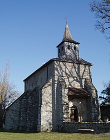 Ang Simbahan sa Saint-Martial, sa Saint-Martial-Le-Mont