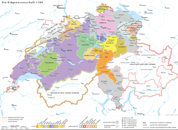 Confederazione Svizzera - Localizzazione