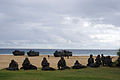 Unité du Korps Marinir lors d'un exercice dans le cadre du RIMPAC ("Rim of the Pacific Exercise") 2008 à Hawaii