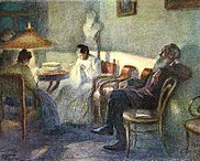 Tolstoj in familiekring, 1902