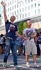 Mark Levengood & Jonas Gardell på Stockholm Pride 2012.