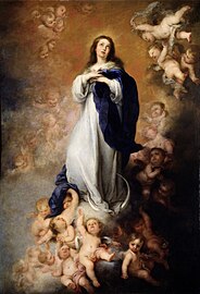 Inmaculada Concepción (1678), de Bartolomé Esteban Murillo, Museo del Prado, Madrid.