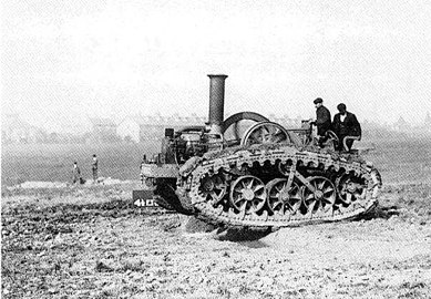 First Chain Tracked Tractor (1905, Richard Hornsby & Sons)