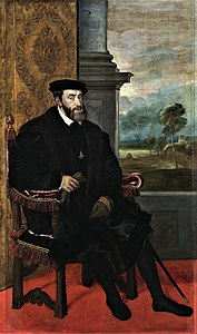 Carles V del Sacre Imperi Romanogermànic (1500–1558), per Ticià