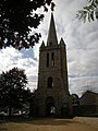 Bichromatisme dans le clocher-porche de l'ancienne église de Paimpol[Note 6].