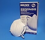 A Moldex N95 respirator