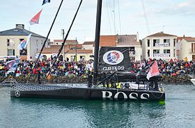 illustration de Hugo Boss (IMOCA, 2015)