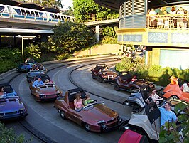 Autopia in het Disneyland park te Anaheim