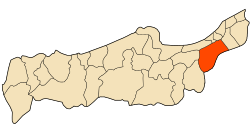 Location of Attatba within Tipaza Province