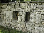 Kirchhofmauer mit Schießscharten in Milda