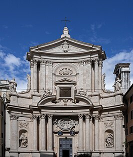 Voorgevel van de San Marcello al Corso