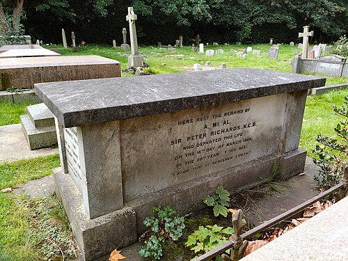 Grave of Admiral Sir Peter Richards