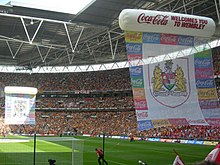 The crests of Bristol City and Hull City, prior to the match