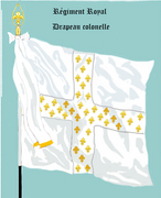 Drapeau Colonel du régiment Royal[16].