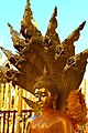 Golden Buddha statue at the temple