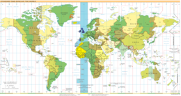 Localizzazione del fuso UTC