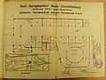 Kant-Garagenpalast (Serlin Rampenhaus), Übersichtsblatt mit Grundriss und Lageplan aus der Bauakte, 1930