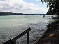 Blick vom Strandbad Hechendorf nach Süden