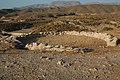 Los Millares. Cabaña excavada al interior de la Línea II de las murallas