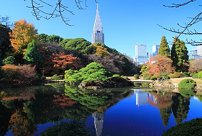 Shinjuku-gyoenin puutarha