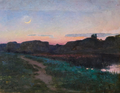 Sonnenuntergang (1897), Gemälde von António Cândido da Cunha