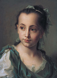 Portrait de la fille de l'artiste (1761), Musée Liechtenstein, Vienne