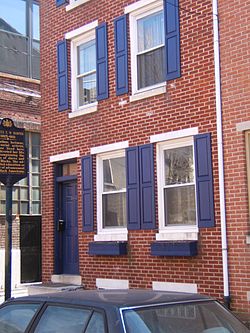 Frances Ellen Watkins Harper House in the Bella Vista section of South Philadelphia