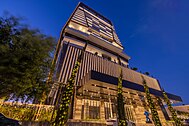 Ground view of The Icon building Limassol