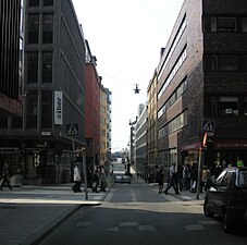 Vattugatan mot väst 2008.