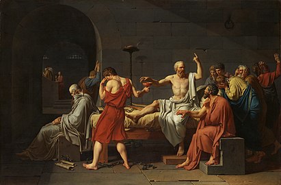 Jacques-Louis David, The Death of Socrates, 1787