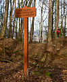 Klüt Hameln, Fort Wilhelm, Schild