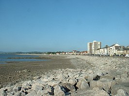 Kust bij Morecambe