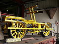 Handcar o velocipede presso il Nevada State Railroad Museum