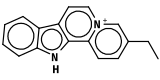 Molecular structure of flavopereirin