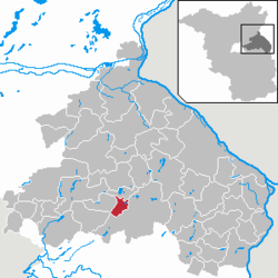 Waldsieversdorf – Mappa