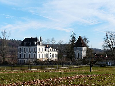 Das Schloss Château de Montplaisir im Tal der Côle