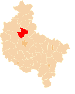 Location within the voivodeship