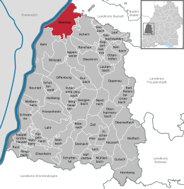 Rheinau - Localizazion