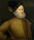 Edward de Vere, 17:e earl av Oxford, efter en etsning av J. Brown efter ett original av G.P. Harding 1575.