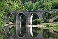 Le pont ferroviaire sur l'Orne.