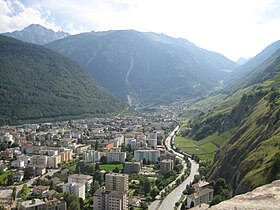 Blick über Martigny