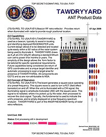 TAWDRYYARD: dispositivo que funciona como un retrorreflector de RF