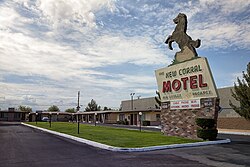 A motel in Victorville