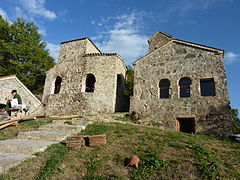 Monasterio de Nekresi en los primeros contrafuertes del Cáucaso (siglo XVI).