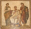 Image 10Roman mosaic of Virgil, the most important Latin poet of the Augustan period (from Culture of Italy)