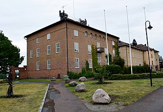 Kanslihuset sett från kaserngården.