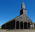 Iliz Santa María de Loreto , en Achao, en Enez Quinchao.