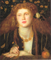 Bocca Baciata, 1859 (model: Fanny Cornforth), Museum of Fine Arts, Boston