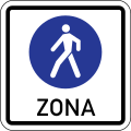 Pedestrian zone